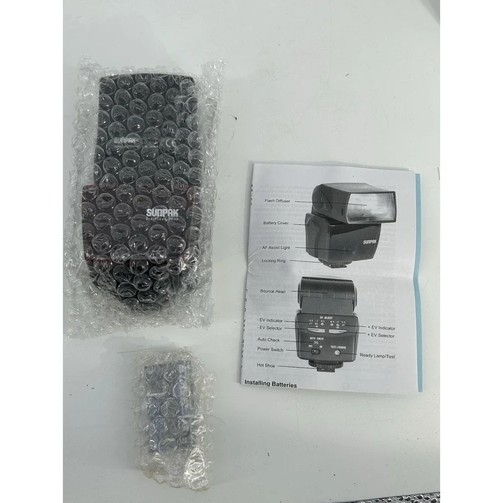 Sunpak DigiFlash 2800 Flash Unit for Nikon DSLR Camera Tested
